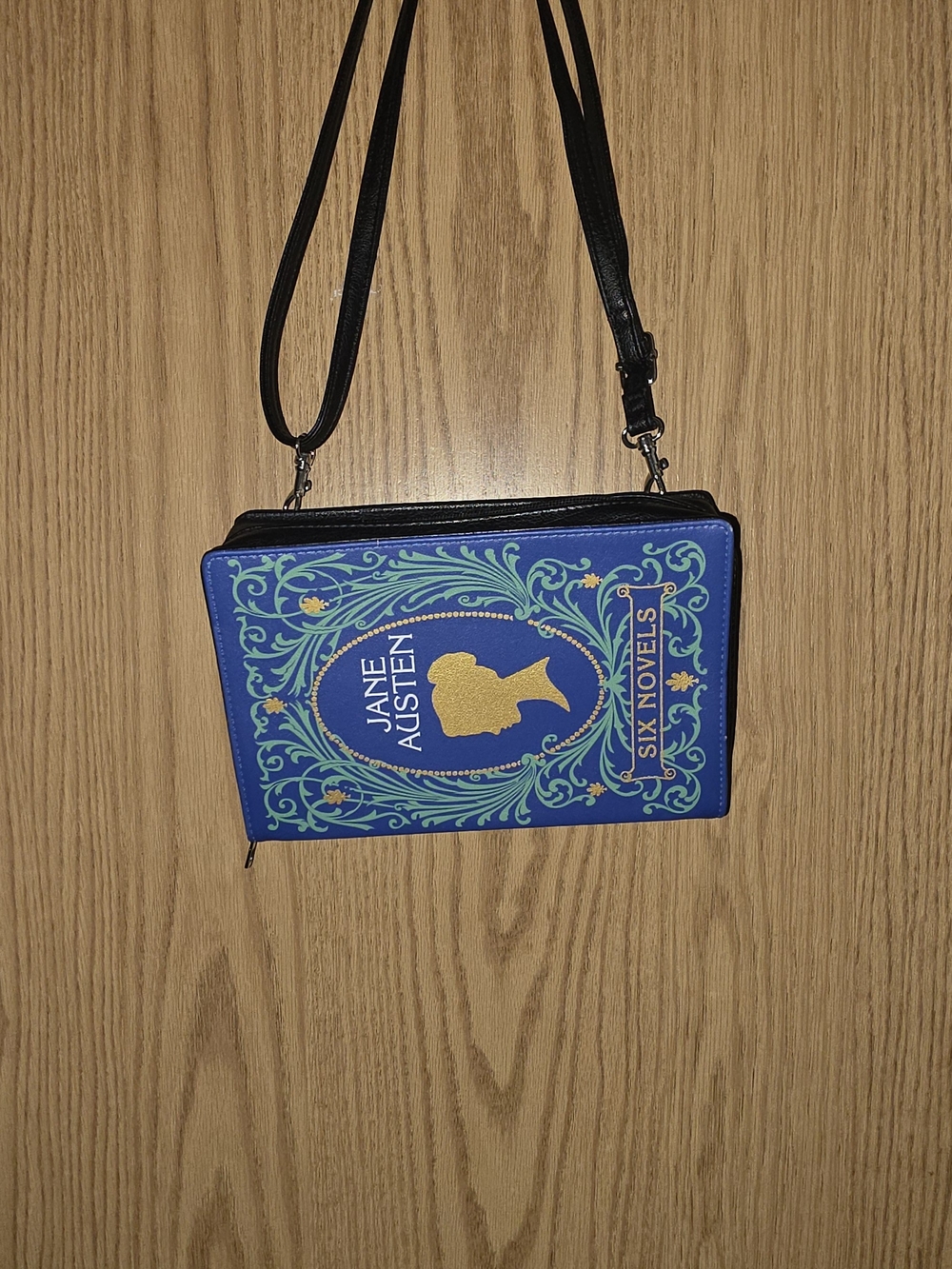 Jane Austen "Six Novels" Book Clutch / Crossbody Bag Purse